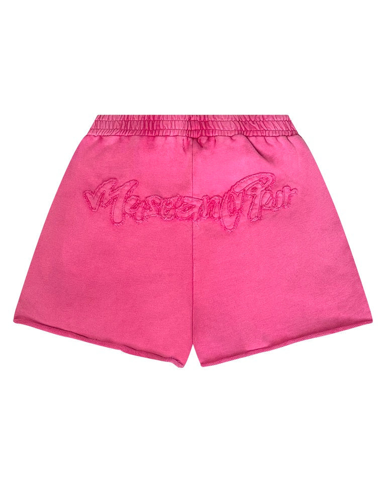 "Coral Loom" Tracksuit Shorts